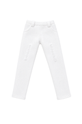 Style No.25 | Distressed Skinny Pants for 1/6 Scale Dolls – Fashion Royalty Doll Clothes, Modern Minimalist Slim Fit Trousers