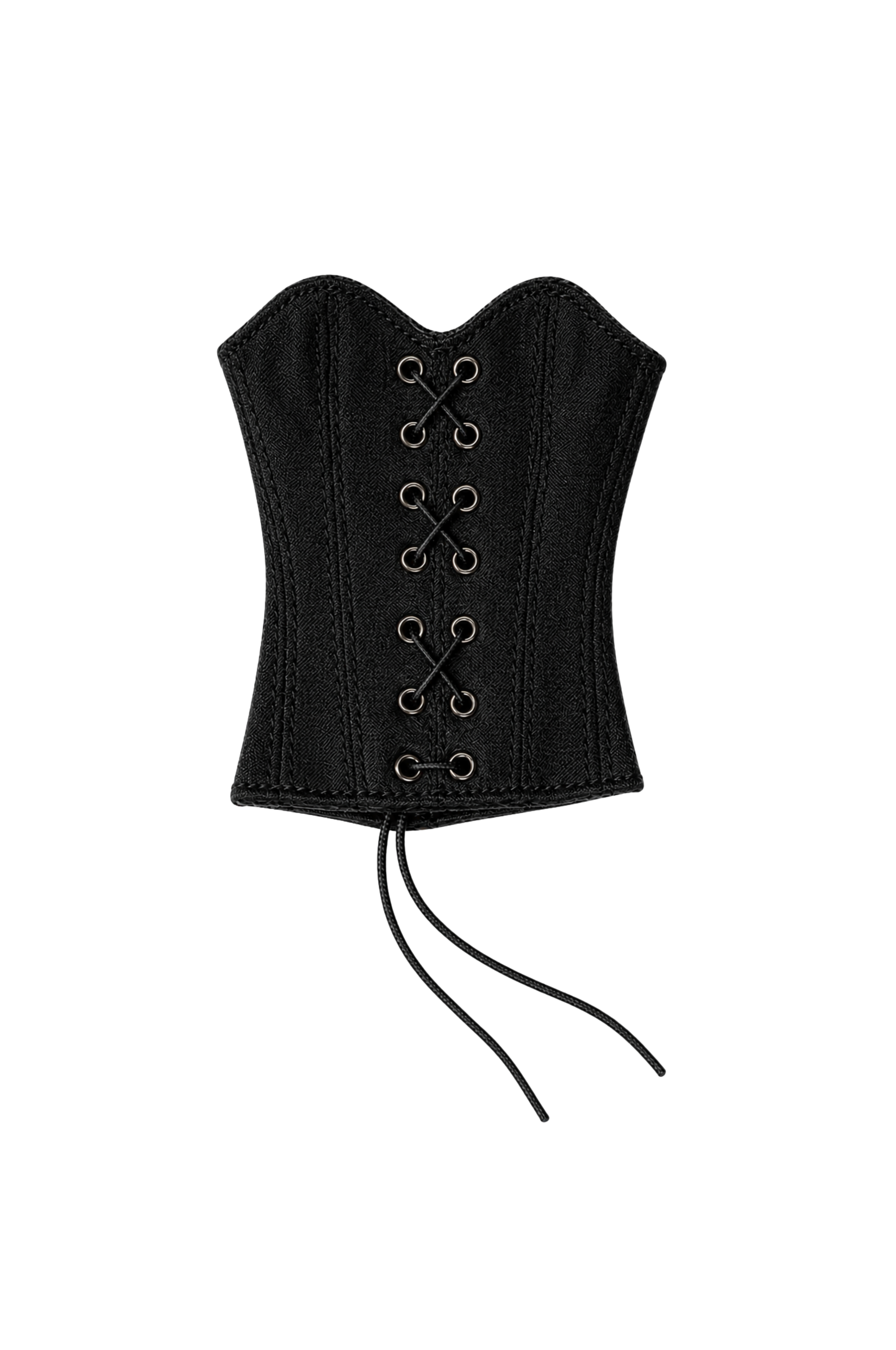 Style No.15 |. Fashion Royalty 6.0 Corset Top | Nude Lace-Up Bustier for 1/6 Scale Doll | Neutral Minimalist Lingerie | High-Fashion Doll Clothes