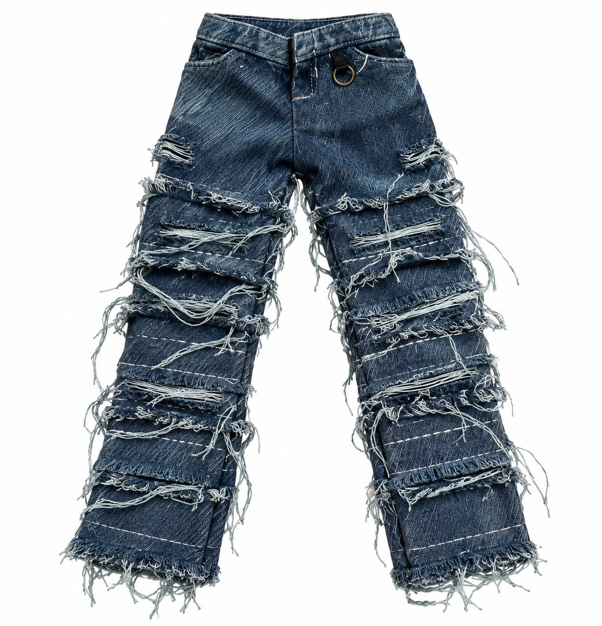 FW 26 | FR Homme | Distressed Denim Jeans  | BARE