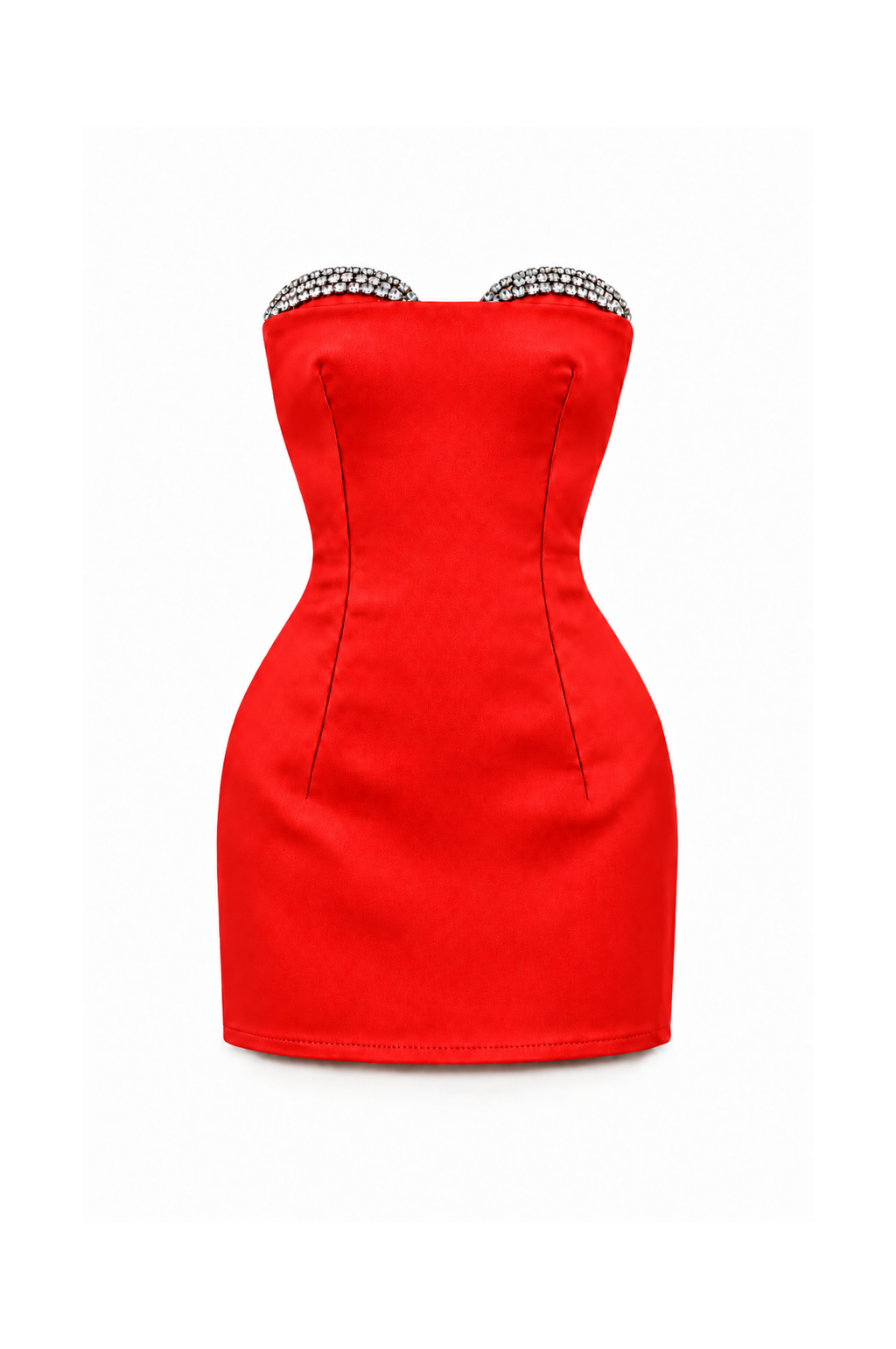 DELUXE | Fashion Royalty doll clothes | Crystal Kiss Strapless Mini Dress | BARE