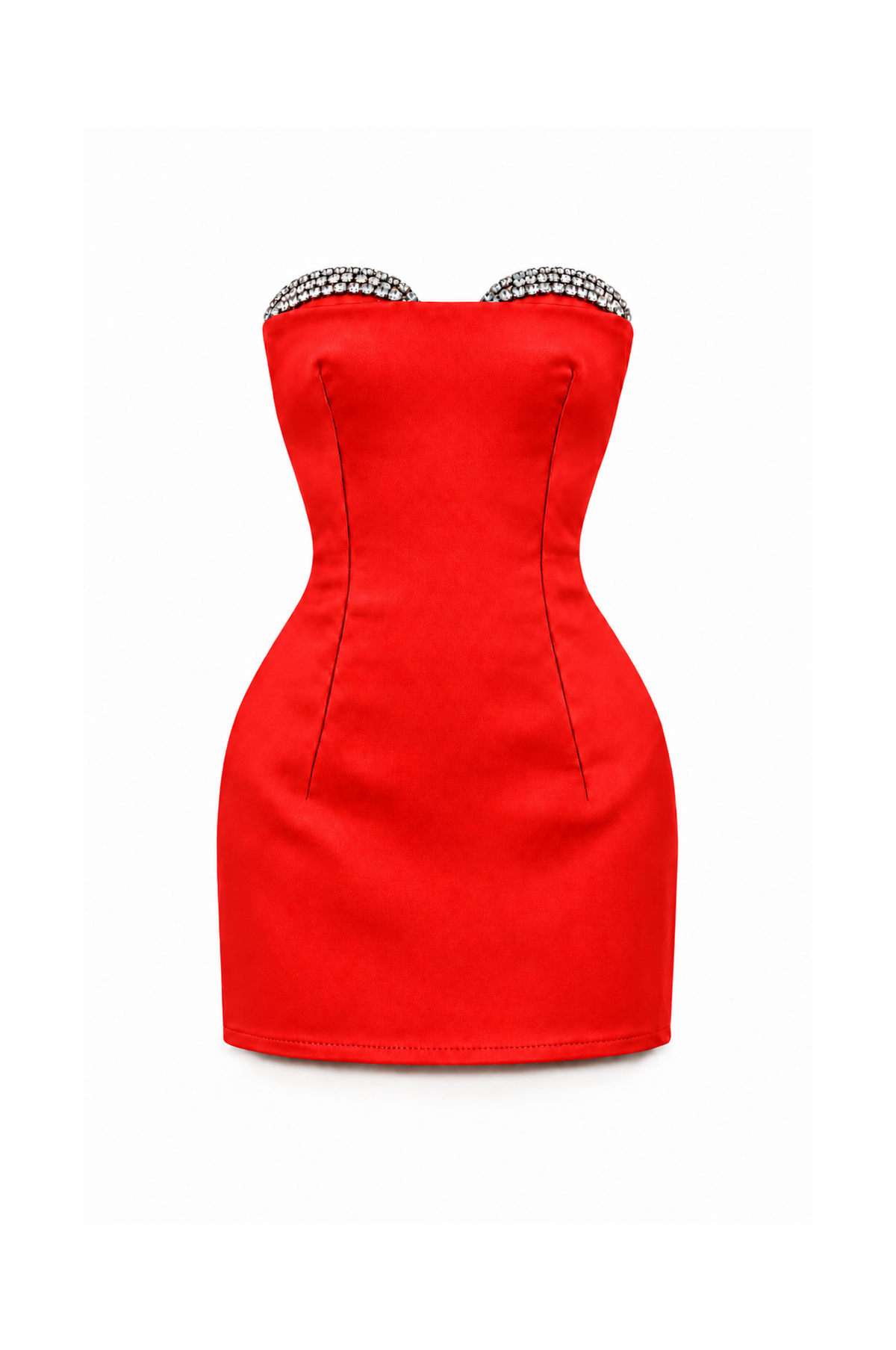DELUXE | Fashion Royalty doll clothes | Crystal Kiss Strapless Mini Dress | BARE
