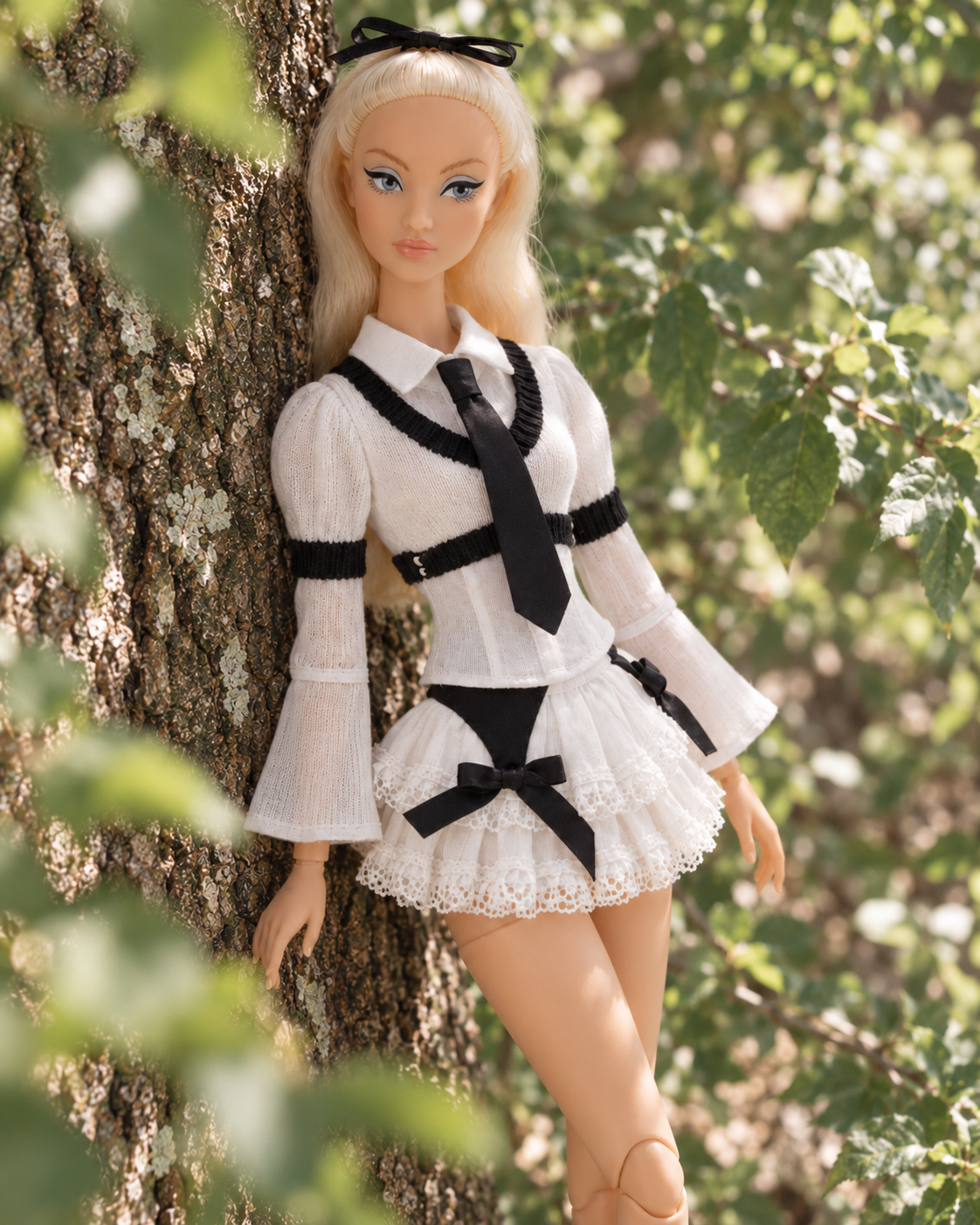 FW 26 | LACE MINI SKIRT for Fashion Royalty doll clothes | BARE