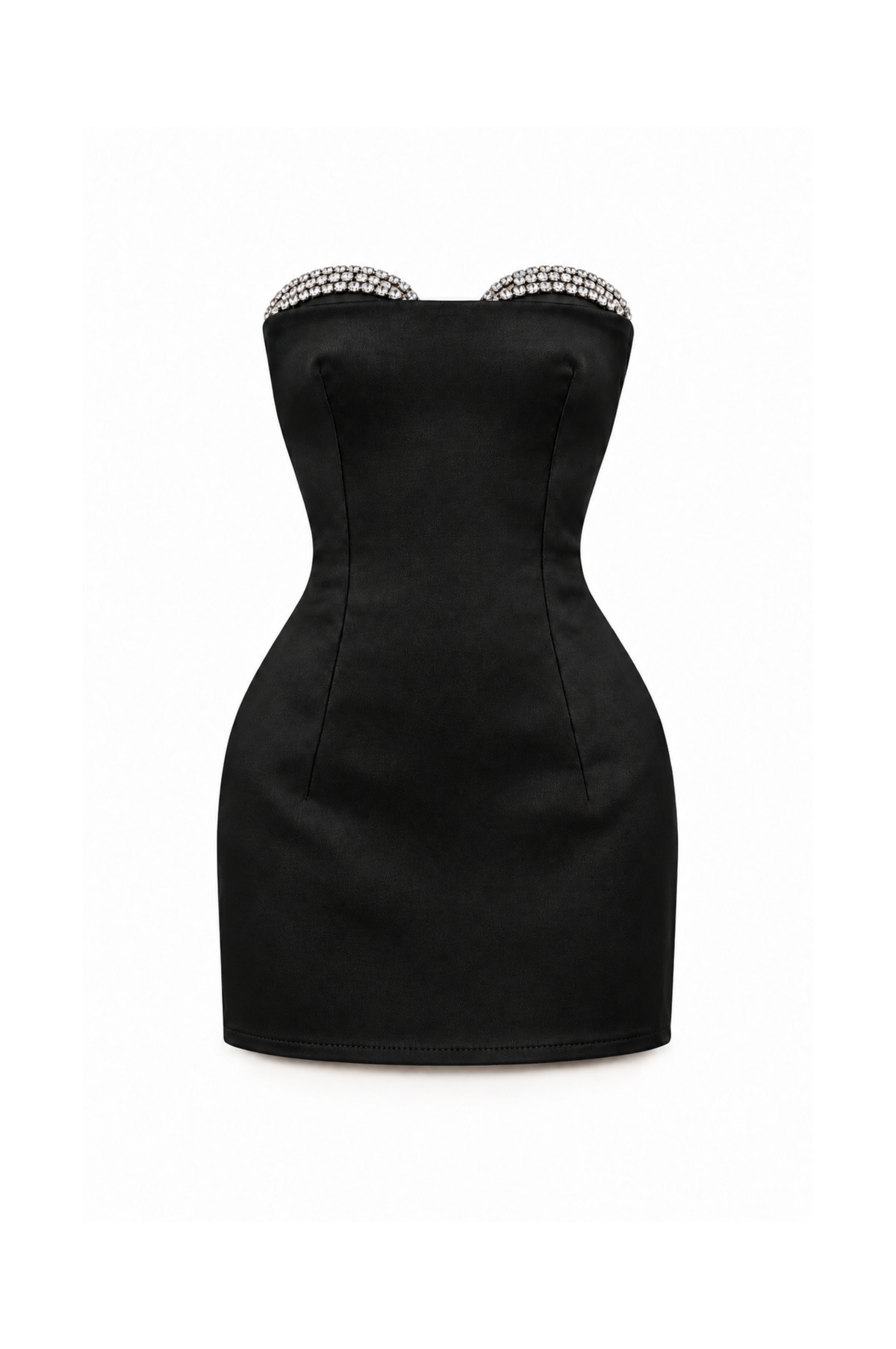 DELUXE | Fashion Royalty doll clothes | Crystal Kiss Strapless Mini Dress | BARE