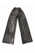 DELUXE | 1/6 Scale Cutout Denim Wide-Leg Jeans – Handmade Fashion Doll Pants – Light Wash Statement Denim – Fits Fashion Royalty, Nu Face, Poppy Parker