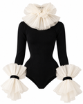 FW 26 | Pierrot Ruffle Bodysuit for Fashion Royalty Doll | BARE