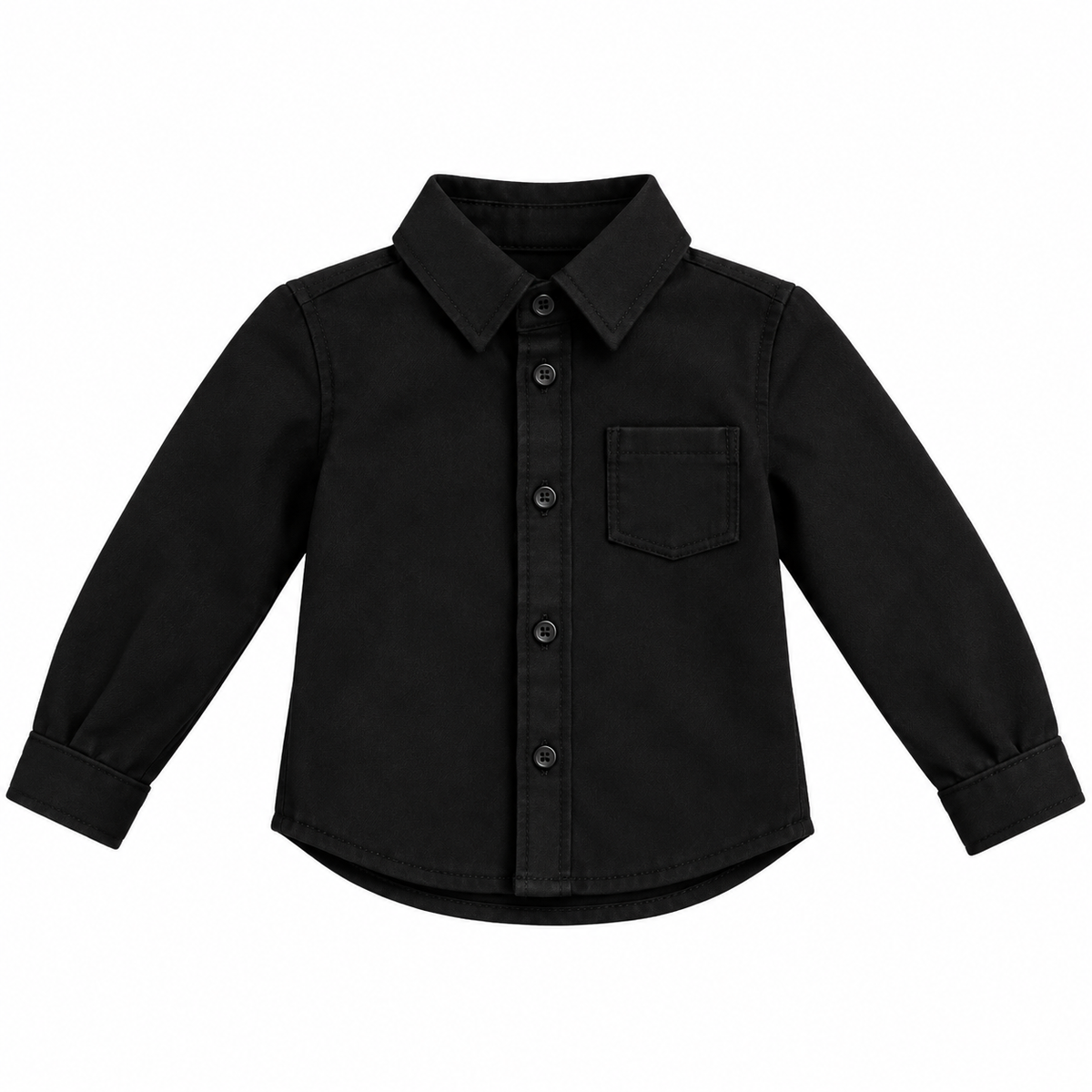 FW 26 | FR HOMME | Essential Long-Sleeve Shirt — Yellow / Black / Khaki | BARE