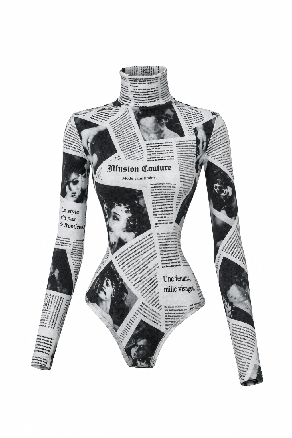 FW 26 | PRESS ROOM TURTLENECK BODYSUIT | BARE