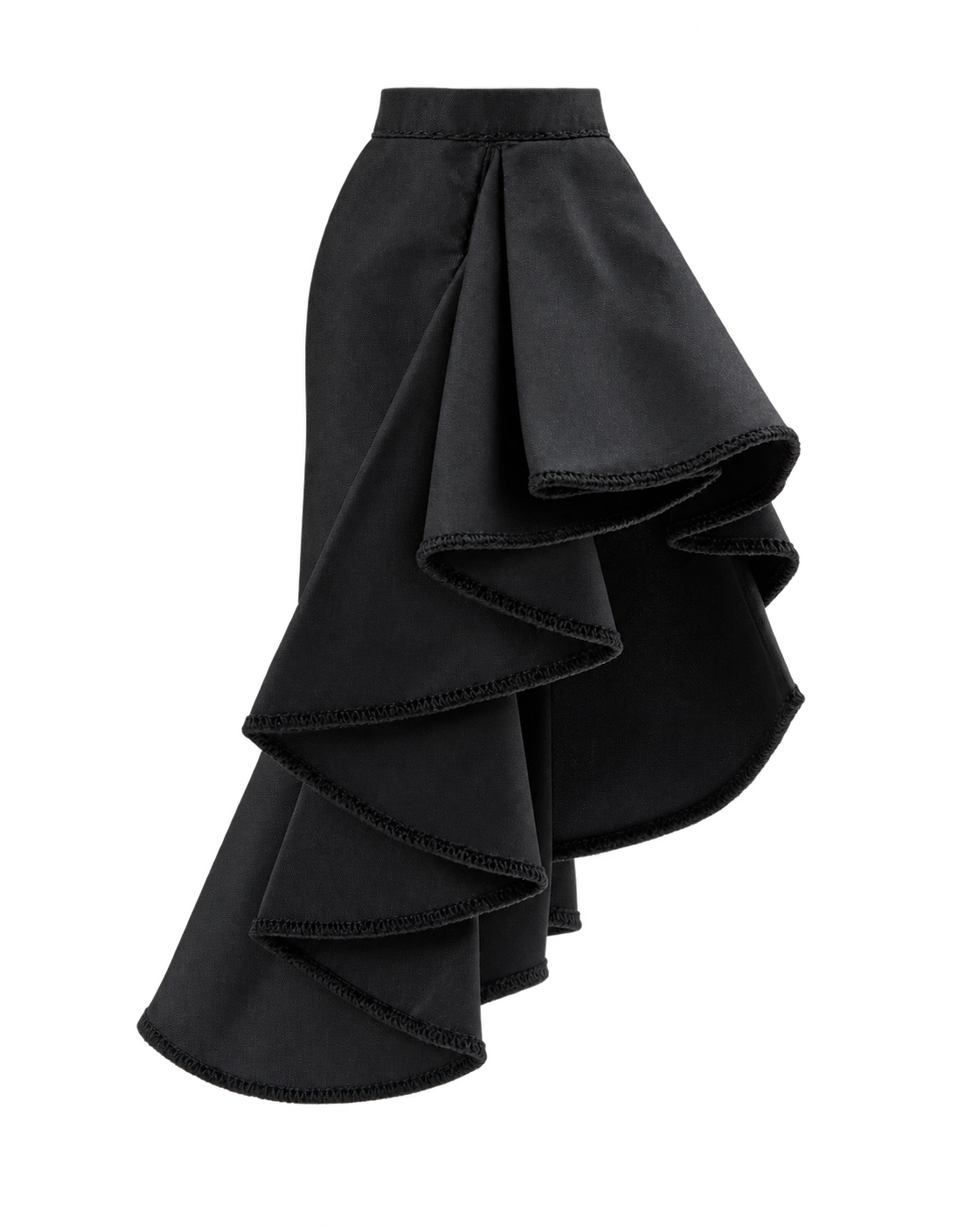 FW 26 | CASCADE NOIR RUFFLE SKIRT | BARE