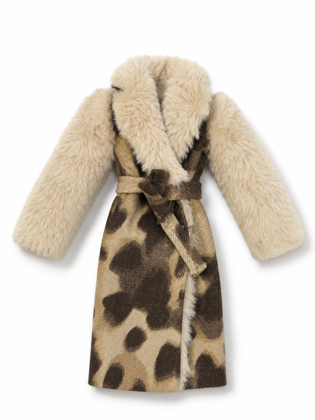 DELUXE | Classic Beige Belted Trench Coat | Fashion Royalty Doll Clothes | 1/6 Scale Doll Outerwear | BARE