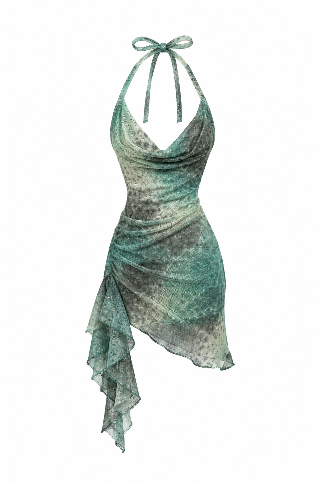 FW 26 | Undertow Draped Midi Dress for 1/6 Fashion Doll | BARE