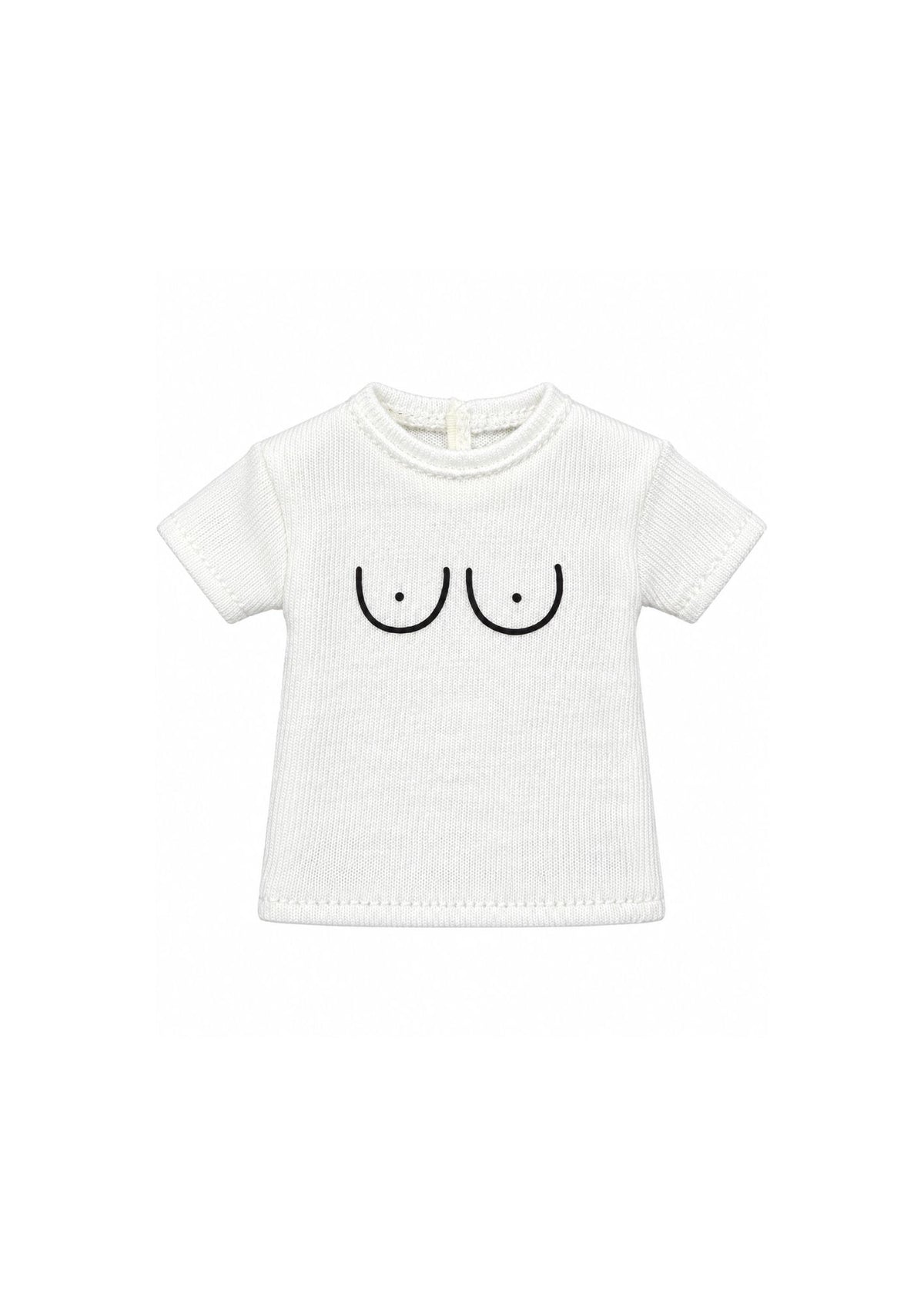 FW 26 | 1/6 Scale Minimal Body Line White T-Shirt | Fashion Royalty Doll Clothes | BARE
