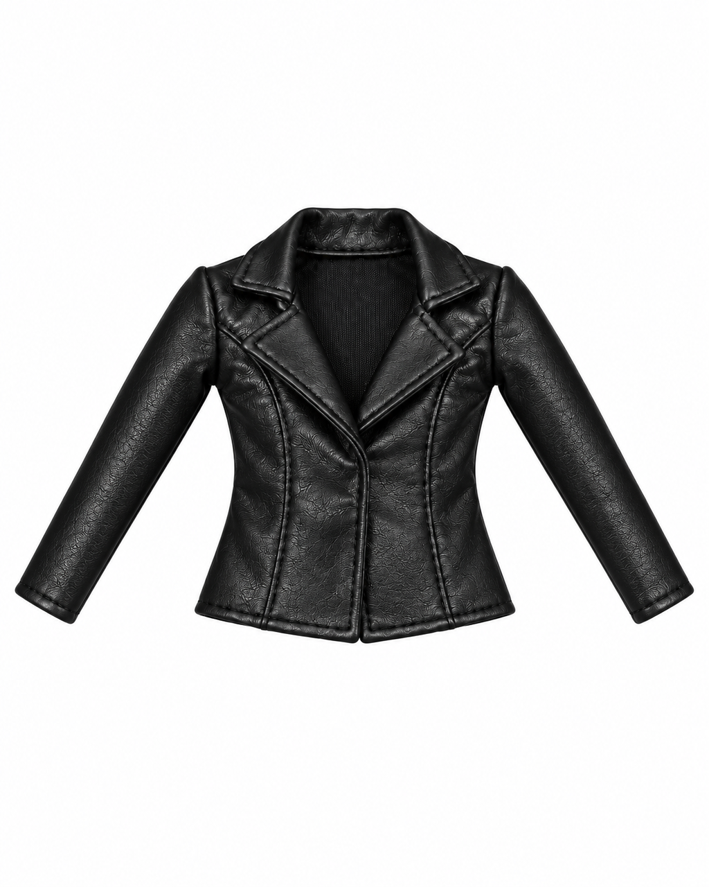 FW26 | FASHION ROYALTY FITTED FAUX LEATHER JACKET | BARE
