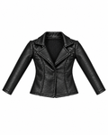 FW26 | FASHION ROYALTY FITTED FAUX LEATHER JACKET | BARE