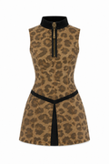 WILD INSTINCT | Leopard High-Neck Mini Dress | Fashion Royalty Doll Clothes | BARE