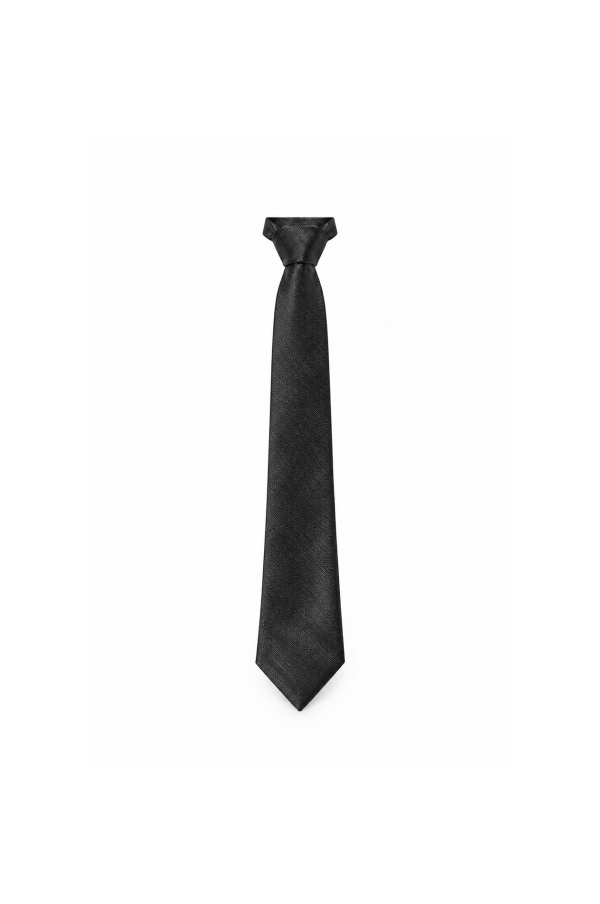Black miniature necktie for 1:6 fashion dolls — BARE BASIC