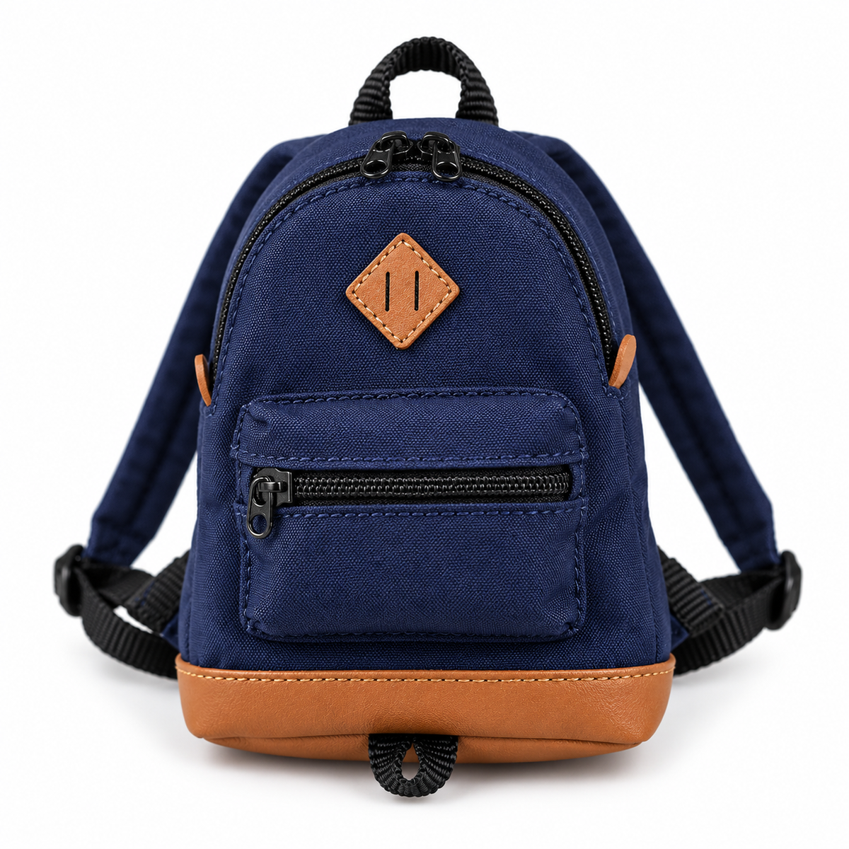 BASIC | The Utility Edit | Mini Black Backpack for Fashion Royalty Doll | BARE