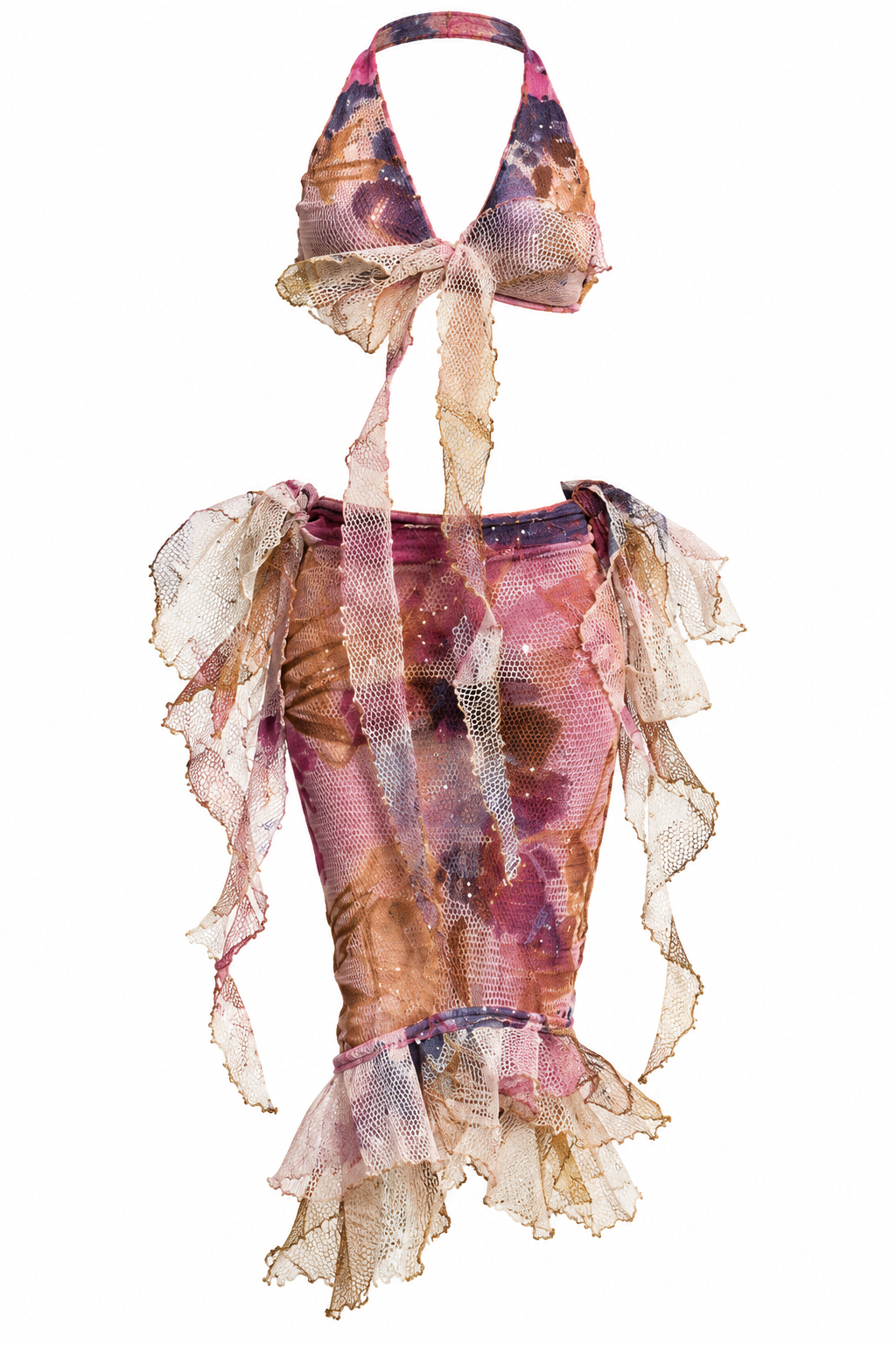 FW 26 | Sheer Mesh Two-Piece Set for Fashion Royalty clothes| BARE