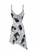FW 26 | FRONT PAGE ASYMMETRIC DRESS | BARE